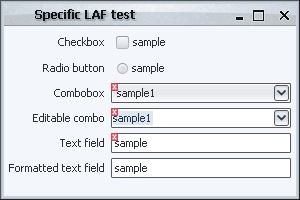 Validation overlay, LAF third try - problem