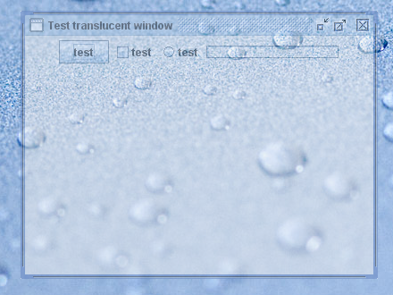 Translucent window screenshot