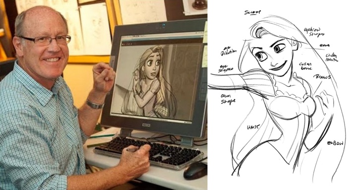 rapunzel concept art glen keane