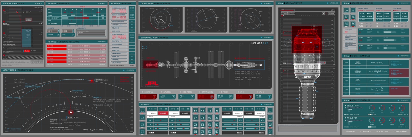 Cleared for launch – screen graphics for “The Martian” with Marti ...