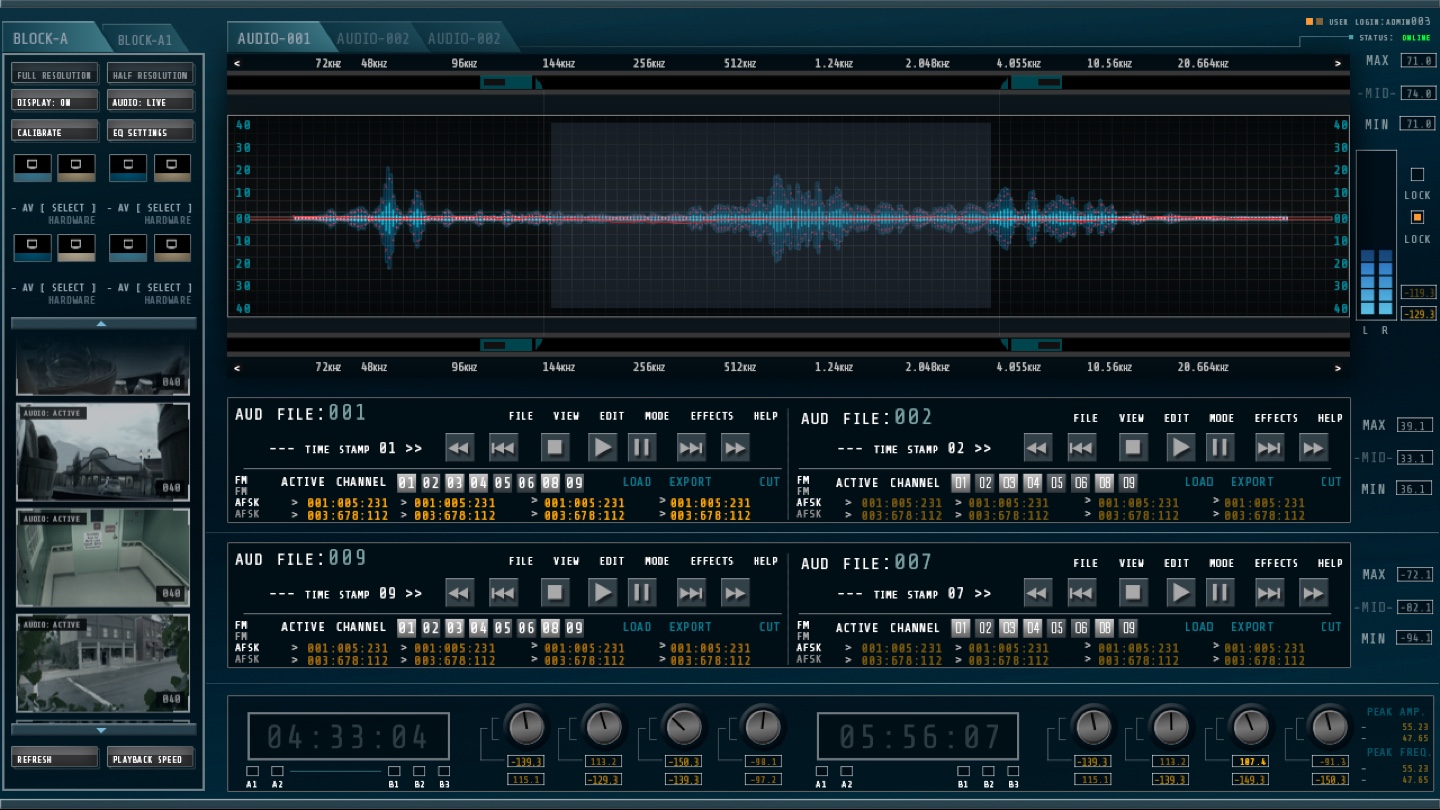 Dark screens with blue lines interview with Corey Bramall · Pushing